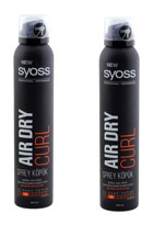 Syoss Air Dry Curl Sprey Saç Köpüğü 2x200 ml