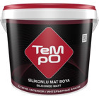 Tempo Su Bazlı Silikonlu Mat İç Cephe Boyası 10 kg Şeker Pembe