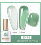 Born Pretty JN34 Yeşil Kalıcı Jelly Oje