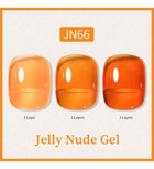 Born Pretty JN66 Turuncu Kalıcı Jelly Oje