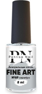 Patrisa Nail A9 Gümüş Kalıcı Düz Oje