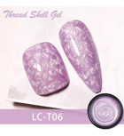 Lily Cute LC-T06 Açık Mor Kalıcı Simli Sedefli Oje