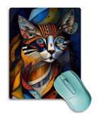 SonicTouch Dragon Li Kedi Figürlü 17x21 cm Gaming Mousepad Çok Renkli