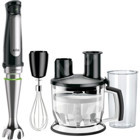 Braun MQ7075X Multiquick 7 1000 ml Plastik Çift Bıçaklı 3'lü Büyük Blender Seti Siyah