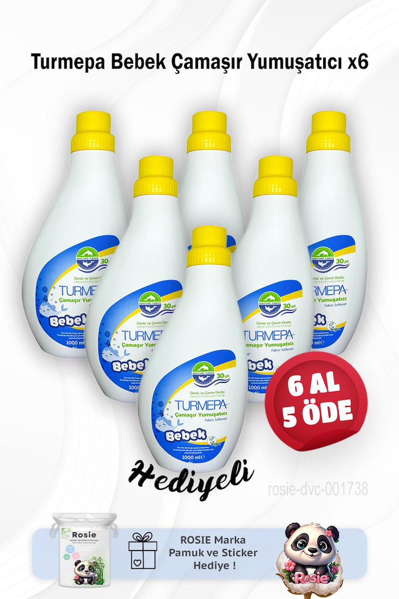 Turmepa Organik 6x1 lt Sıvı Yumuşatıcı