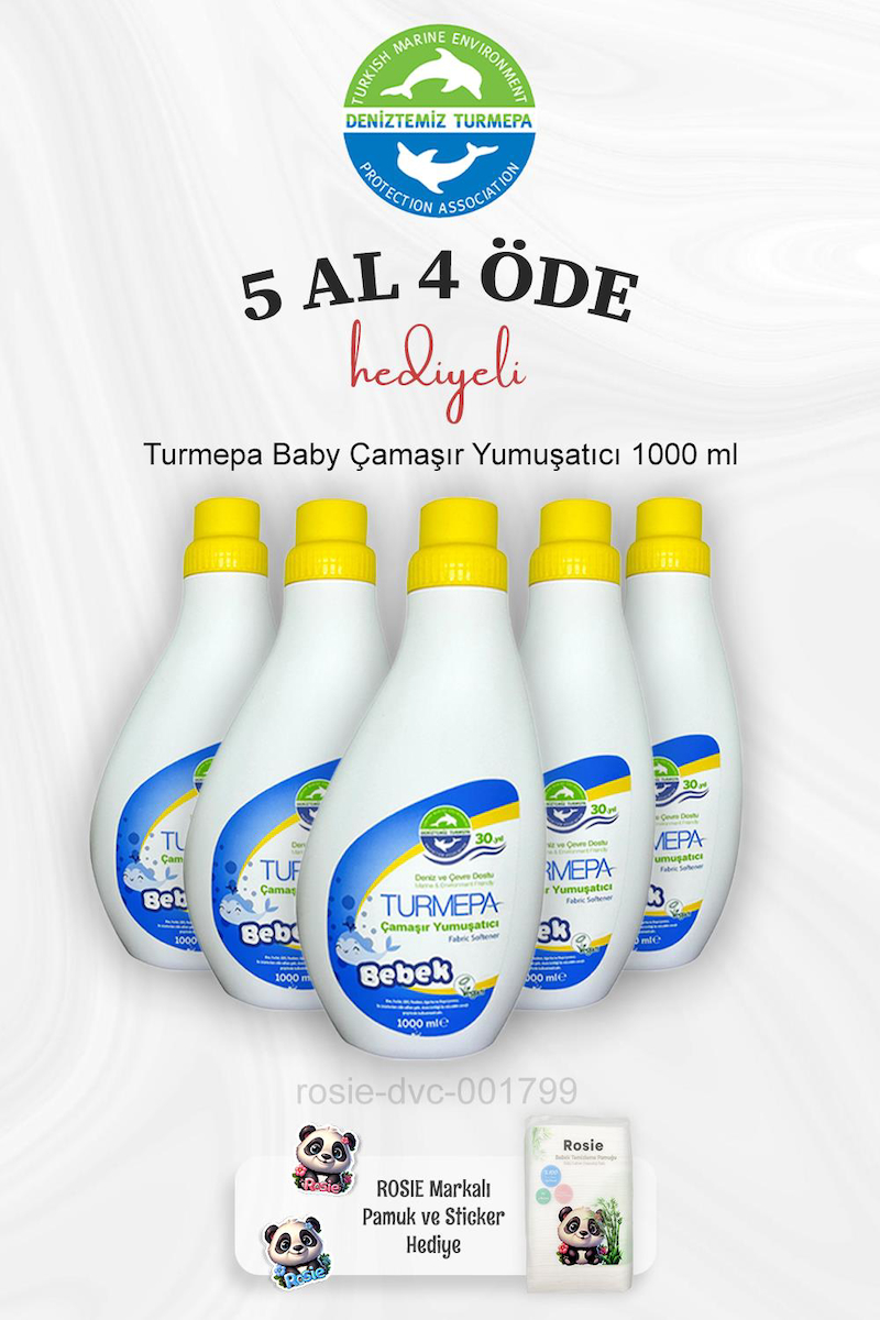 Turmepa Organik 5x1 lt Sıvı Yumuşatıcı