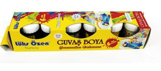 Lüks Özen Simli Çoklu Renk 6x15 ml Guaj Boya Set