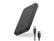 Baseus 5000 mAh Hızlı Şarj Mıknatıslı USB C Powerbank Siyah