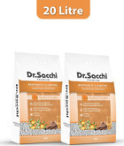 Dr.sacchi Bodrum Mandarin Topaklanan İnce Taneli Bentonit Kedi Kumu 2x10 lt