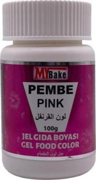 My Bake Pembe Su Bazlı Jel Gıda Boyası 100 gr
