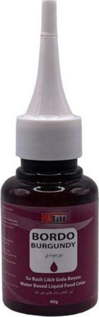 My Bake Bordo Su Bazlı Sıvı Gıda Boyası 60 gr