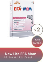 New Life Efa Mom Omega 3 Kapsül 2x30 Adet