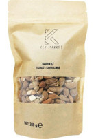 Key Market Kavrulmuş Tuzsuz Organik Tane Badem İçi 250 gr