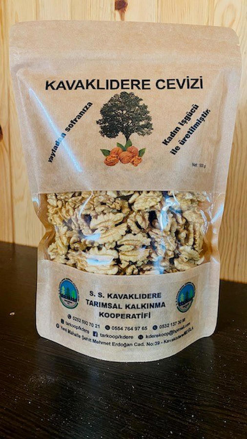 S. S. Kavaklıdere Tarımsal Kalkınma Kooperatifi Organik Kelebek Çiğ Ceviz İçi 500 gr