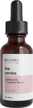 Bionnex The Nordea Caffeine 5% + Angelica Yüz Dolgunlaştıran Canlandırıcı Yaşlanma Karşıtı Kırışıklık Karşıtı Yağ Yüz Serumu 30 ml