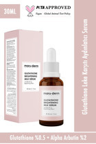 Maru.derm Beyazlatıcı& Leke Karşıtı Glutatyon Milk Canlandırıcı Jel Yüz Serumu 30 ml
