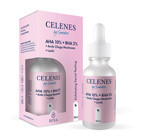 Celenes Aha 10% + Bha 2% + Arctic Chaga Mushroom + Lactic Yaşlanma Karşıtı Jel Yüz Serumu 30 ml