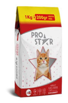 Pro Star Gourmet Karışık Tahıllı Yetişkin Kuru Kedi Maması 1.2 kg