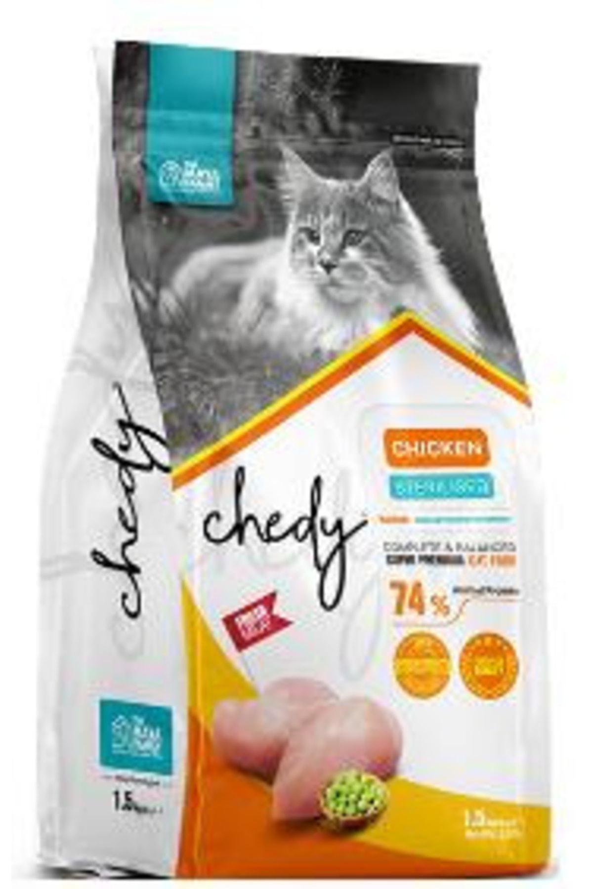 Chedy Super Premium Tavuklu Kısırlaştırılmış Tahılsız Yetişkin Kuru Kedi Maması 1.5 kg