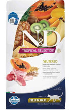 N&d Tropical Selection Kuzu Etli-Tropikal Meyveli Kısırlaştırılmış Tahıllı Yetişkin Kuru Kedi Maması 1.5 kg