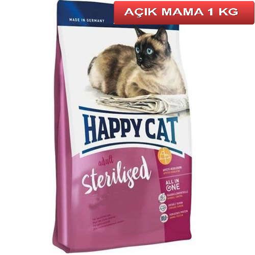 Happy Cat Sterilised Somonlu Kısırlaştırılmış Yetişkin Kuru Kedi Maması 1 kg