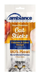 Ambiance Ciğer-Tavuklu Az Tahıllı Kedi Ödül Maması 15 gr