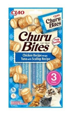 Inaba Karışık Az Tahıllı Yavru - Yetişkin Kedi Ödül Maması 3x10gr