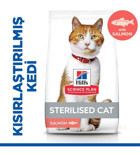Hill's Science Plan Somonlu Kısırlaştırılmış Az Tahıllı Yetişkin Kuru Kedi Maması 1.5 kg