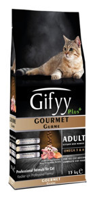 Giffy Gurme Karışık Az Tahıllı Yetişkin Kuru Kedi Maması 15 kg