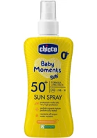Chicco Baby Moments 50+ Faktör Hassas Ciltler İçin Nemlendirici Mineral Filtreli Yağsız Suya Dayanıklı Bebek Güneş Kremi 75 ml