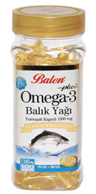 Balen Omega 3 Balık Yağı Kapsül 500 mg 100 Kapsül