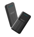 Hejaron Lobo 10000 mAh Hızlı Şarj Işıklı USB Powerbank Siyah