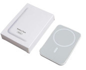 Schitec SCM5000 5000 mAh Hızlı Şarj Mıknatıslı Kablosuz Powerbank Beyaz