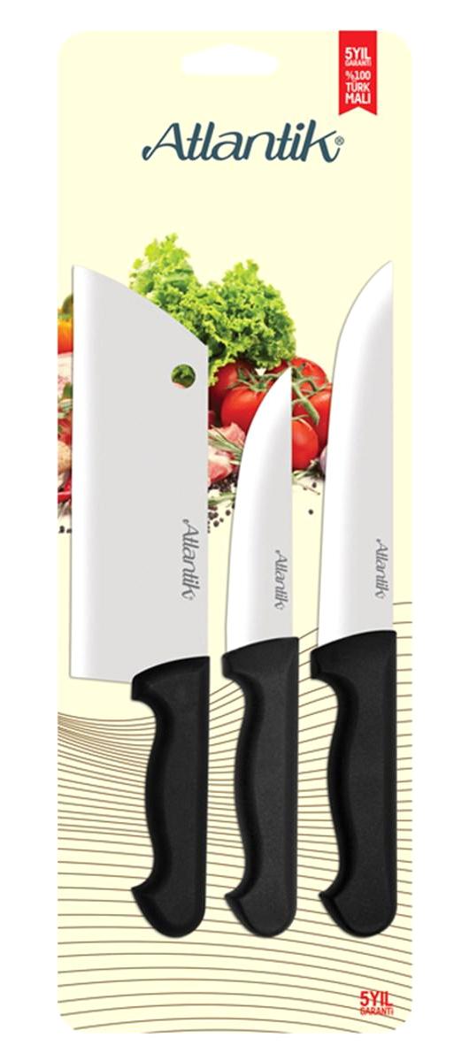 Atlantik 61059 Paslanmaz Çelik 3 Parça Bıçak Seti
