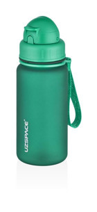 Uzspace Pipetli Yeşil Tritan Çocuk Matara 400 ml
