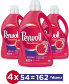 Perwoll Yenileme Renkliler İçin 54 Yıkama Sıvı Deterjan 3x3 lt
