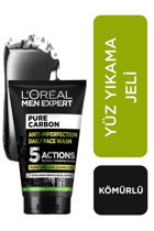 L'oréal Paris Kömürlü Alkolsüz Tüm Ciltler Su Bazlı Yüz Yıkama Jeli 100 ml