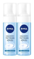 Nivea Alkolsüz Karma Ciltler Su Bazlı Yüz Temizleme Köpüğü 2x150 ml