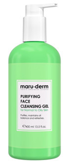 Maru.derm Purifying Face Cleansing Alkolsüz Karma ve Yağlı Ciltler Su Bazlı Yüz Yıkama Jeli 400 ml