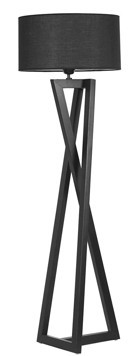 Lumexx Maçka Metal Ayaklı Silindir Lambader 150 cm Siyah