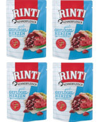 Rinti Pouch Yürekli Parça Etli Yavru-Yetişkin Köpek Maması 400 gr 4'lü