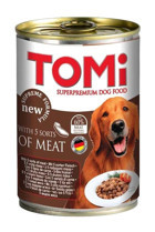 Tomi Super Premium Kırmızı Etli Ezme Yetişkin Köpek Maması 400 gr Tekli