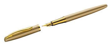 Pelikan Jazz Noble Kartuşlu Metal Doldurulabilir M Altın Dolma Kalem