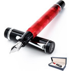 Conklin Duragraph Pistonlu-Kartuşlu Plastik Doldurulabilir EF Kırmızı Dolma Kalem