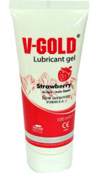 V-Gold Su Bazlı Çilekli Kayganlaştırıcı Jel 100 ml