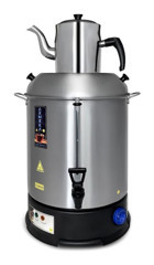 Armeka Elegance 2500 W 16 lt Paslanmaz Çelik Tek Demlikli Tek Musluklu Paslanmaz Çelik Elektrikli Semaver Inox
