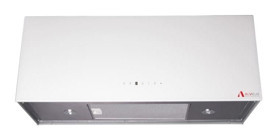 Alveus Diamond 190 W 650 m³ Emiş Gücü 60 cm Cam Karbon Filtreli Bacalı Duvar Tipi Davlumbaz Beyaz