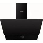 Luxell DA6-832 140 W 60 cm Cam Bacalı Duvar Tipi Davlumbaz Siyah