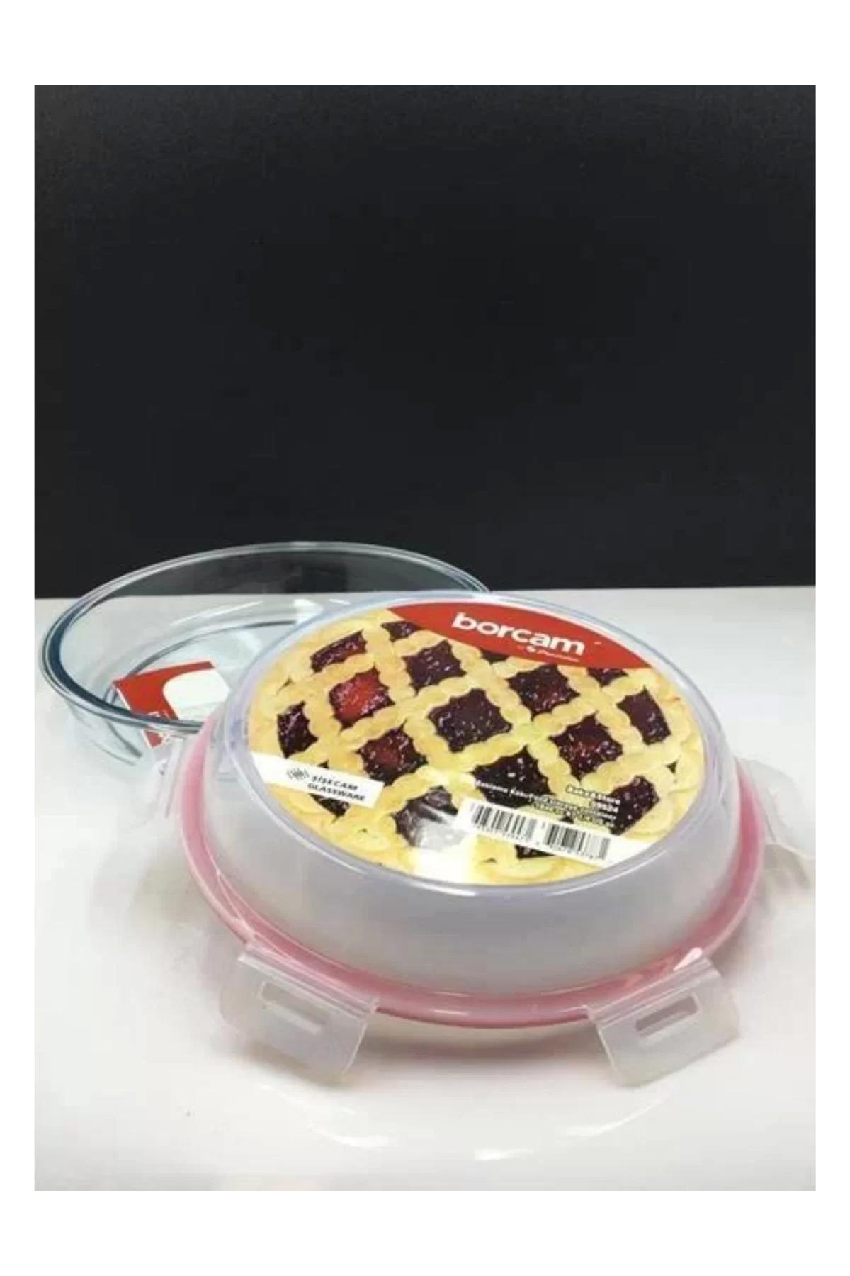Paşabahçe Borcam Yuvarlak Cam-Plastik Saklama Kabı 2x1.84 lt