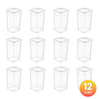 Smartware Skali Kare Plastik Saklama Kabı 12x1.44 lt Beyaz